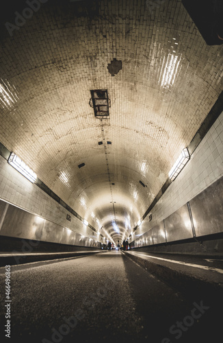 Old St.Pauli Elbe tunnel in Hamburg, Germany photo