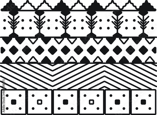 Al-Qatt Al-Asiri and Riyadh Saudi Arabia Sadu Pattern, female traditional interior wall decoration in Asir, Saudi Arabia 