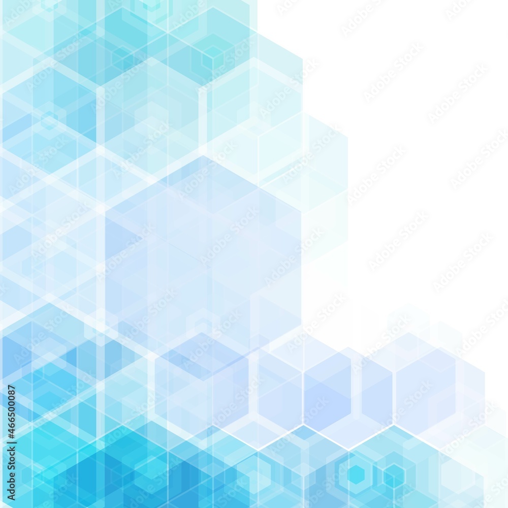 Blue hexagon background. Design for decoration. eps 10 Blue hexagon background. Design for decoration. eps 10