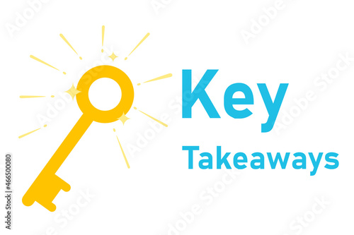 Key takeaways points image. Clipart image