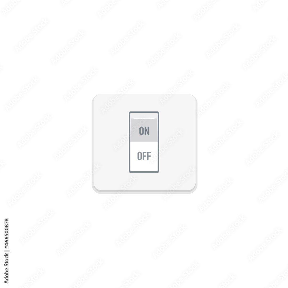 Toggle switch on off icon. Clipart image isolated on white background Toggle switch on off icon. Clipart image isolated on white background