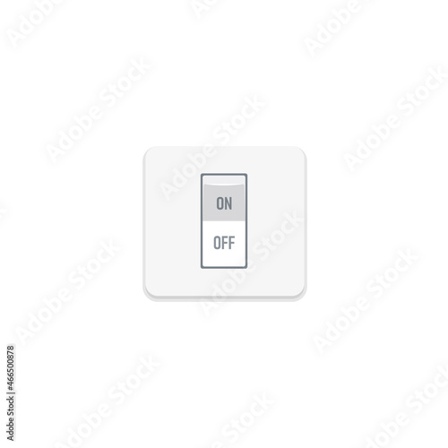 Toggle switch on off icon. Clipart image isolated on white background