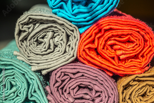 colorful towels (ID: 466500882)
