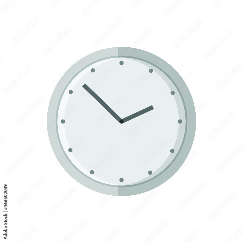 Flat Clock Time Watch Vector Design Illustration Flat Clock Time Watch Vector Design Illustration