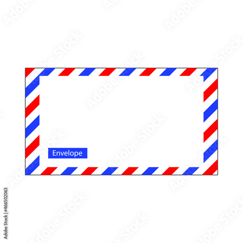 Flat Envelope Mail Letter Post Vector Design Illustration