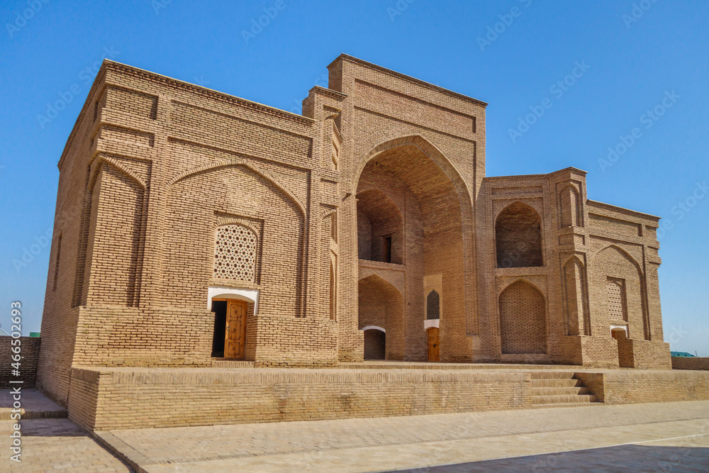 Medieval mausoleums and iwan of XVI-XVII centuries in Sultan Saodat complex, Termez, Uzbekistan