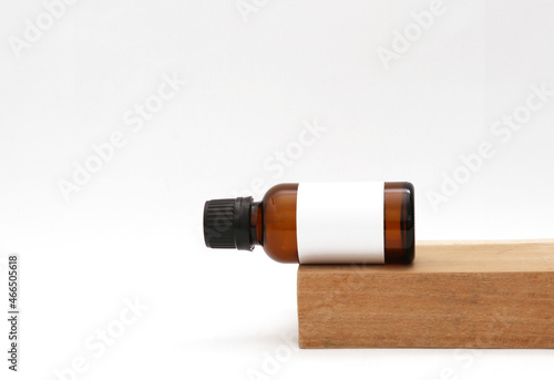 Product bottle mockup. Blank label. Realistic mockup