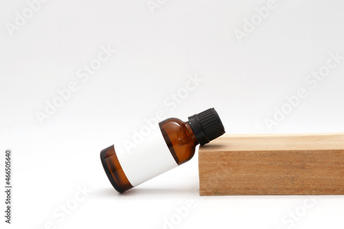 Product bottle mockup. Blank label. Realistic mockup
