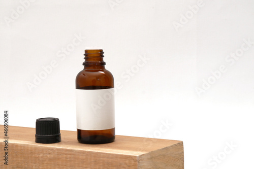 Product bottle mockup. Blank label. Realistic mockup