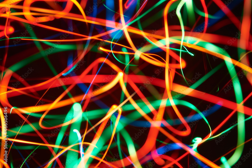 Abstract crazy colorful light lines background Abstract crazy colorful light lines background