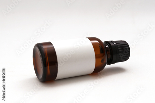 Product bottle mockup. Blank label. Realistic mockup