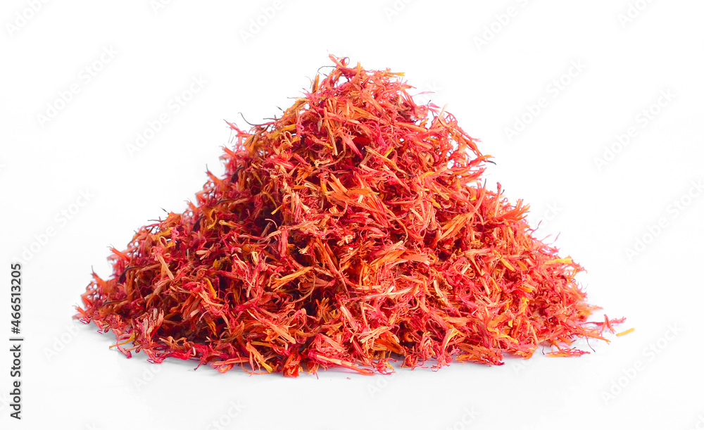 Naklejka premium safflower isolated on white background