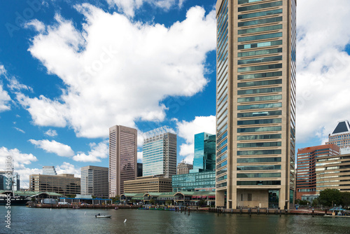 View of downtown Baltimore in Maryland.