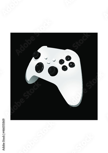 Joystick branco mockup