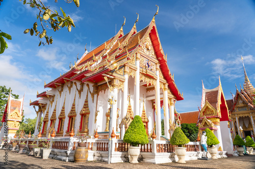 Wat Chalong is the most important temple of Phuket,Thailand.