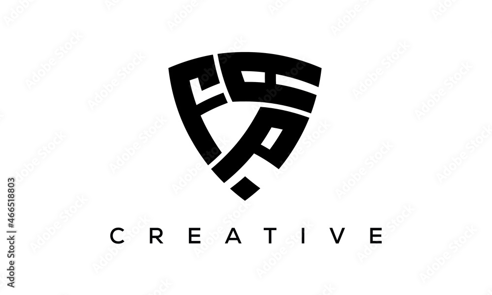 FPA letters logo, security Shield logo vector FPA letters logo, security Shield logo vector