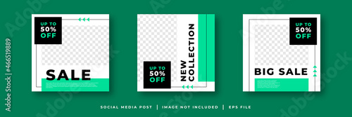 fashion sale social media post template