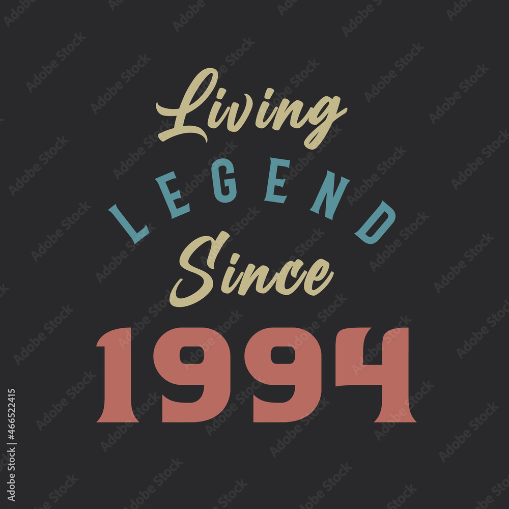 Living Legend since 1994, Born in 1994 vintage design vector