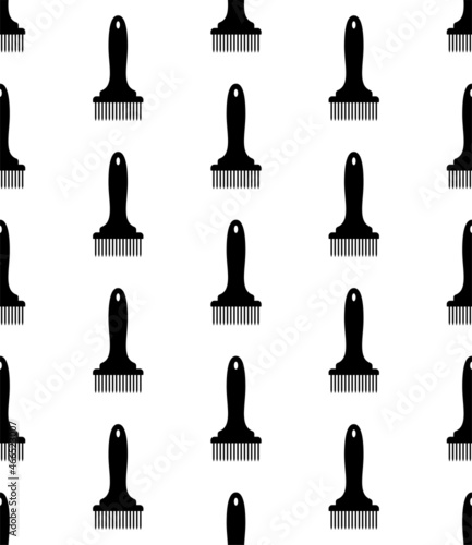 Meat Tenderizer Tool Icon Seamless Pattern, Meat Mallet, Meat Pounder For Tenderize Slab Of Meat