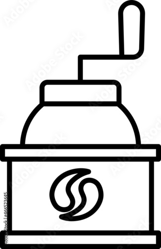 coffee grinder manual icon