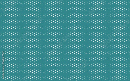 Abstract hand drown polka dots background. Blue dotted seamless pattern with white circles. Template design for invitation, poster, card, flyer, textile, fabric
