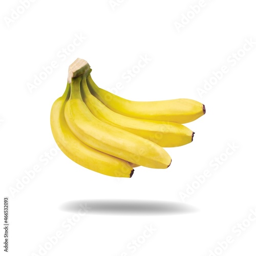 Set with deliciously ripe fresh bananas