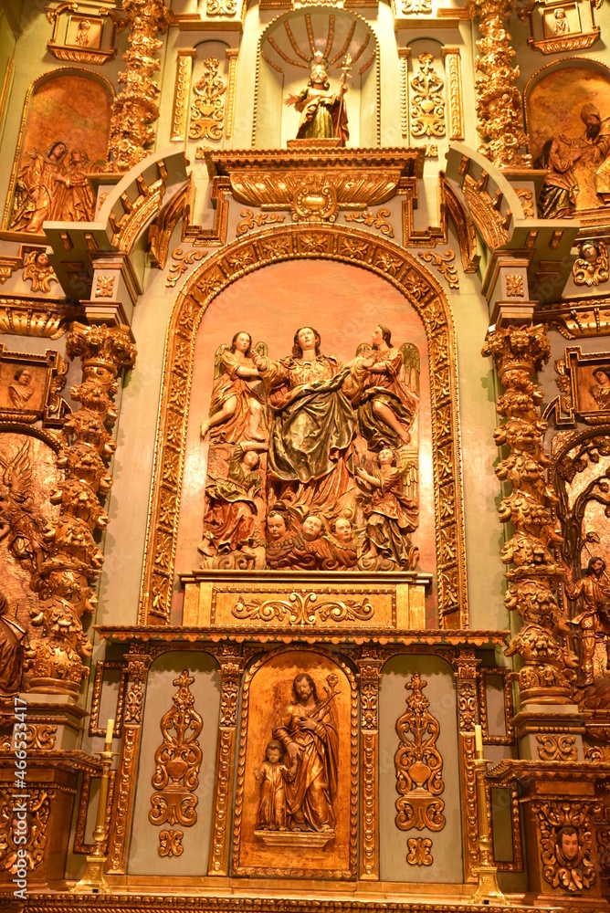 Autel baroque à Lima, Pérou