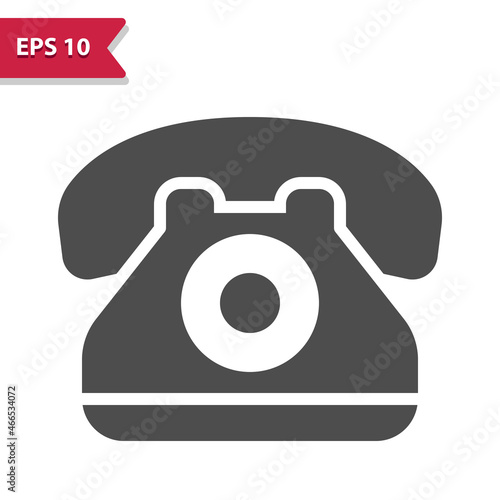 Telephone - Landline - Rotary Phone Icon