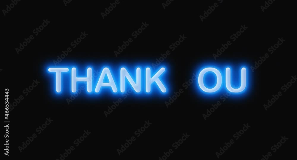 Thank you bright neon text message phrase for thankful greeting friendly etiquette communication Thank you bright neon text message phrase for thankful greeting friendly etiquette communication
