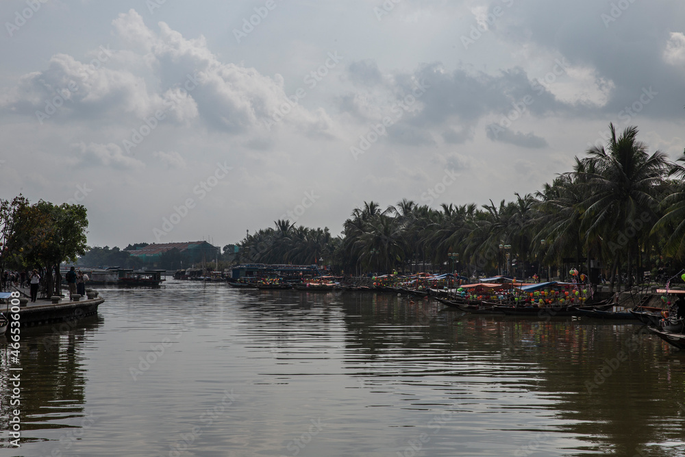 boats in the river, Hoi An