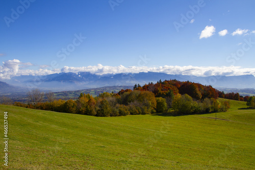 Automne sur le Mont Salève, Haute-Savoie photo