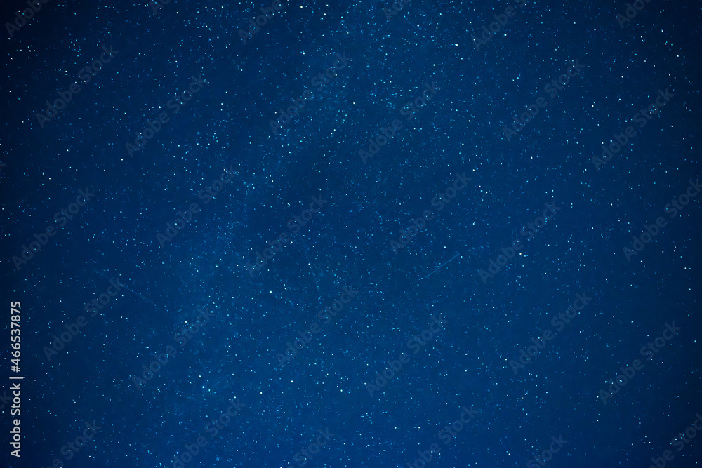 Dark night sky with many stars. Milky way night sky background