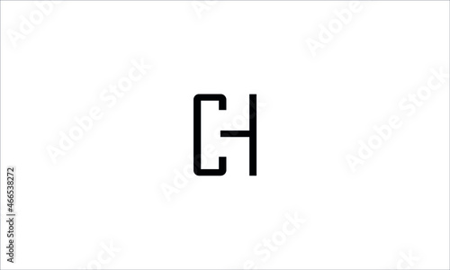 CH, HC Abstract Letters Logo Monogram photo