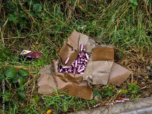 Nitrous Oxide Canisters Fly Tipped