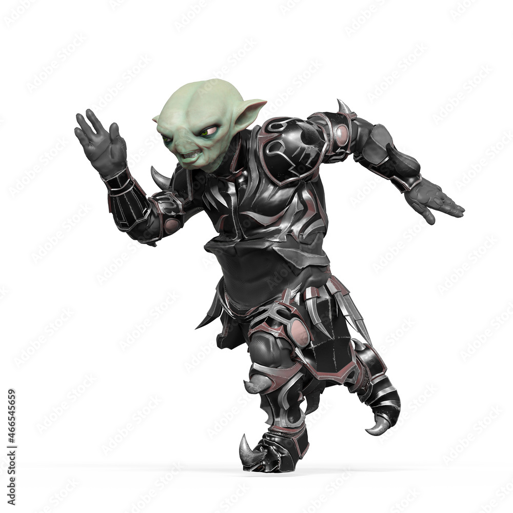 little alien warrior is running little alien warrior is running