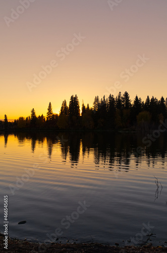 A Beautiful Evening at Astotin Lake
