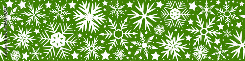 Snowflakes seamless pattern for decoration 