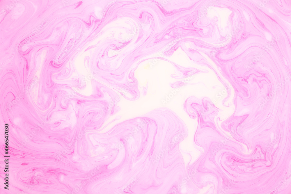 Abstract colored marble background, stains of pink paint on the surface of the water. Liquid colorful backdrop. Abstract colored marble background, stains of pink paint on the surface of the water. Liquid colorful backdrop.