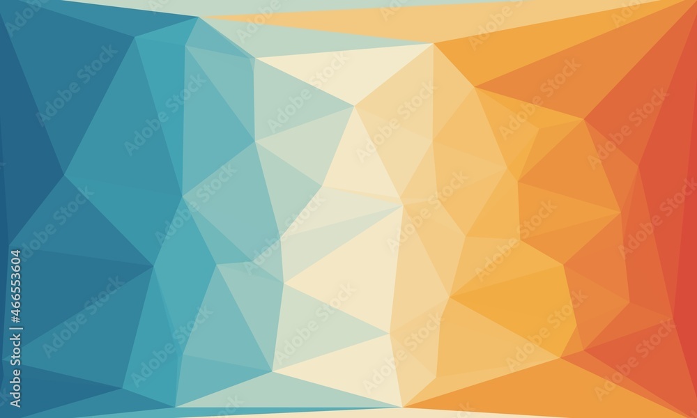 Obraz premium vibrant minimal multicolored polygonal background
