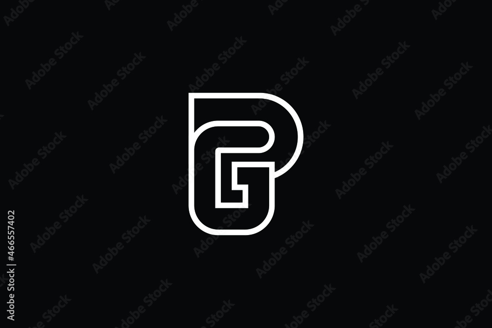GP logo letter design on luxury background. PG logo monogram initials letter concept. GP icon logo design. PG elegant and Professional letter icon design on black background. G P PG GP GP logo letter design on luxury background. PG logo monogram initials letter concept. GP icon logo design. PG elegant and Professional letter icon design on black background. G P PG GP