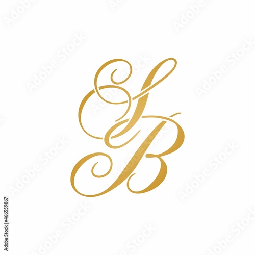majestic gold SB initials logo