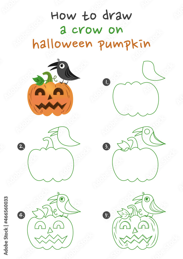 Pumpkin drawing hi-res stock photography and images - Alamy