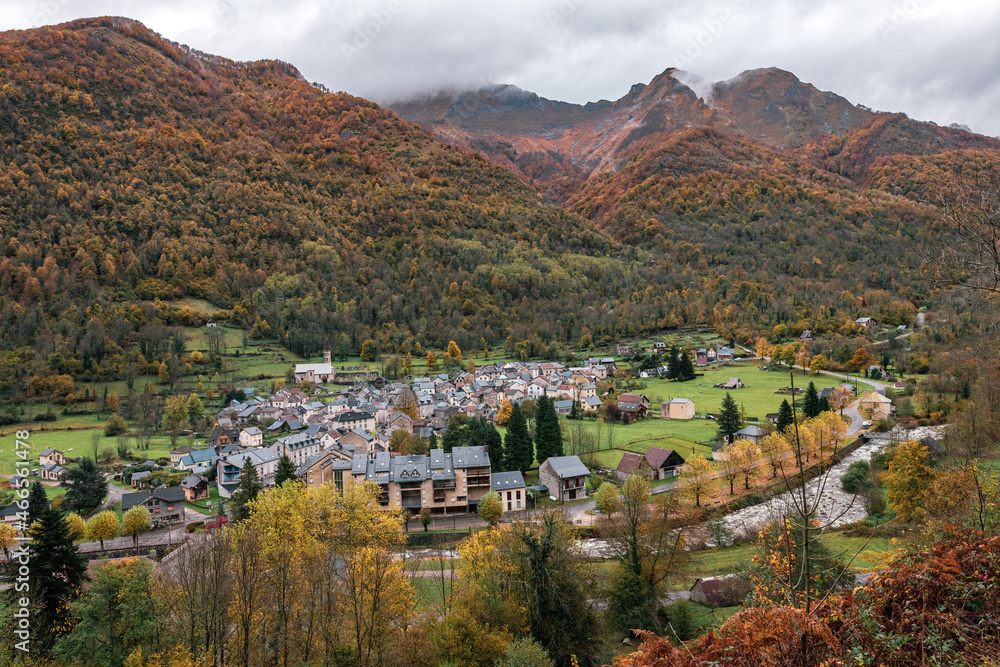 Aulus-les-Bains station hydrominérale petit village du département de l'Ariège