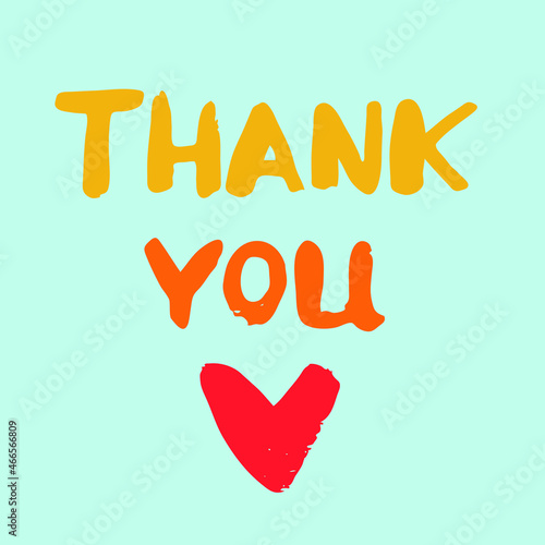 Vector isolated illustration with hand-drawn inscription I love you. Joyful, funny, print, cartoon cute childish style poster, valentine, sticker. Thanks, family, friendship, heart. Trendy colors 2022