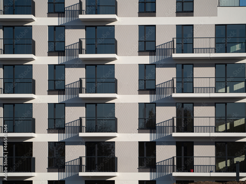 Obraz premium Construction of housing for people - construction site