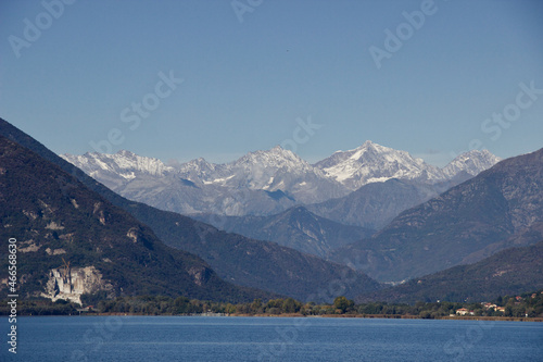 The Alps from Verbania, Lake Maggiore - Italy