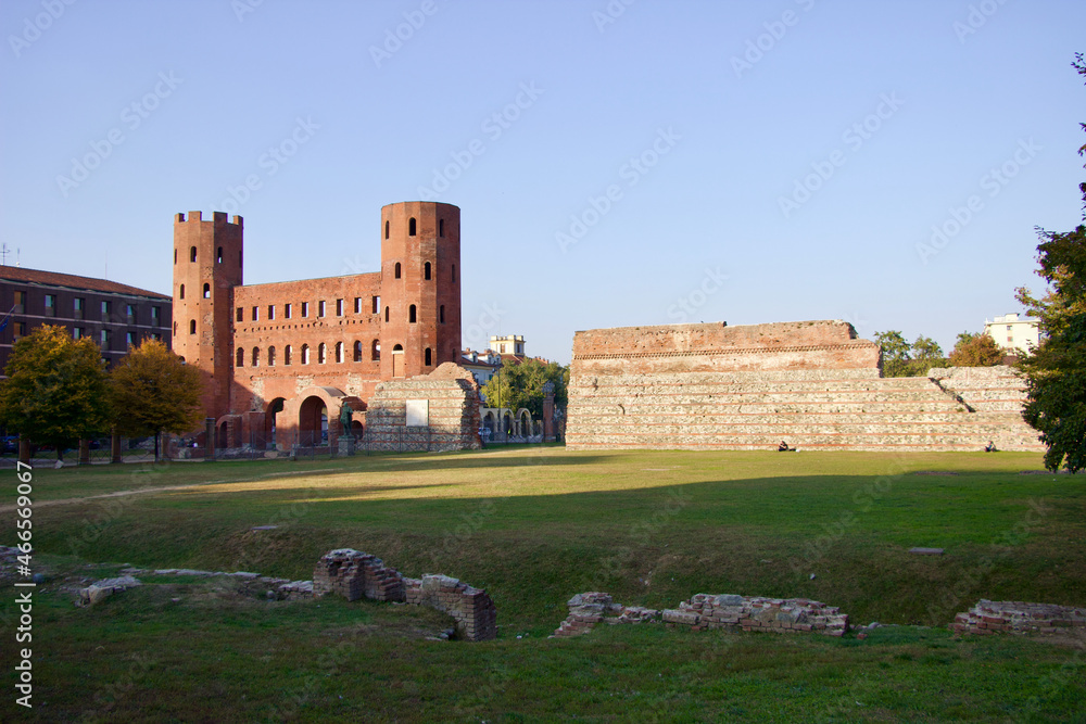 Palatine Towers and Archaeological Park - Turin, Italy