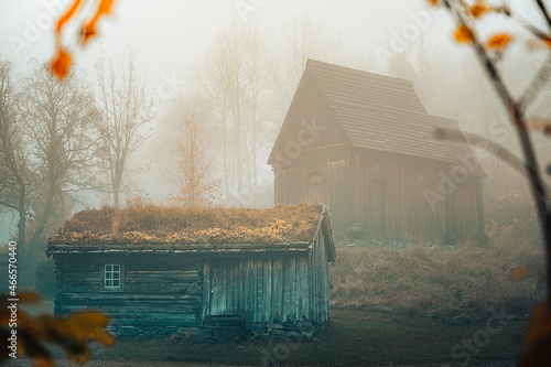 Sverresborg museum in Trondheim, Norway photo