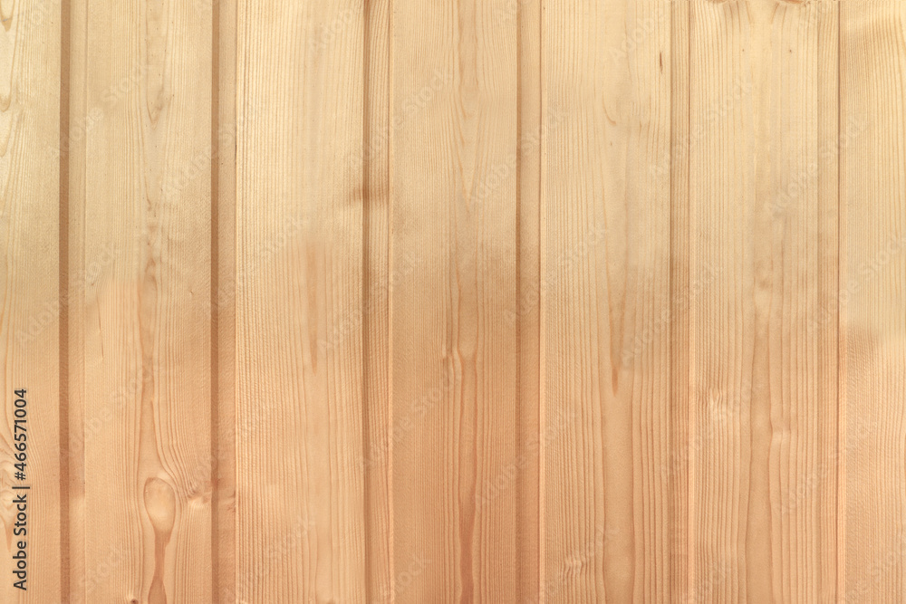 Naklejka premium Clear brown planks background. The rustic backdrop for your design. Space for text. Front view. A high-quality photo of the hardwood wall. Red wooden texture. Vertical 