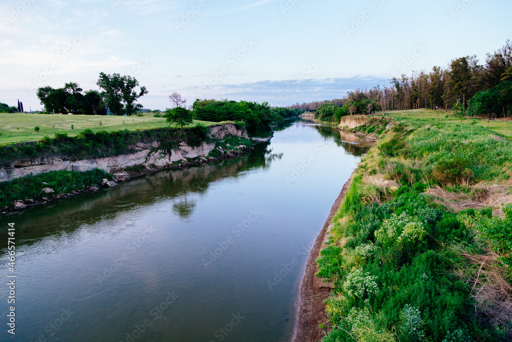 Carcaraña River in Campo Timbo, Santa Fe, Argentina.